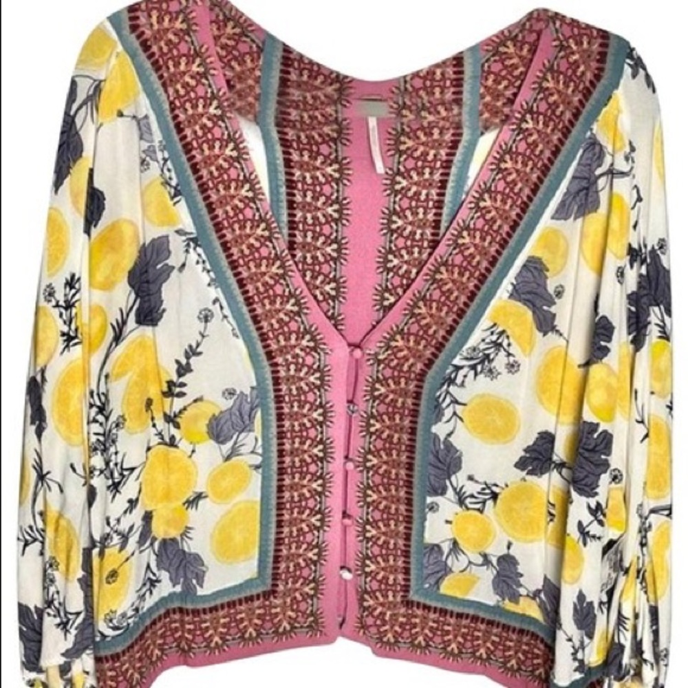 Free People Freshly Squeezed Blouse